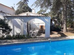 Le jardin depuis la piscine cliquez ici pour agrandir les photos de cette location à cap_d_agde